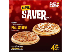 Big Bash Super Saver Deal 4 For Rs.3199/-